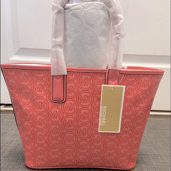 Micheal Kors Jodie small logo jacquard tote bag - Picture 1 of 4